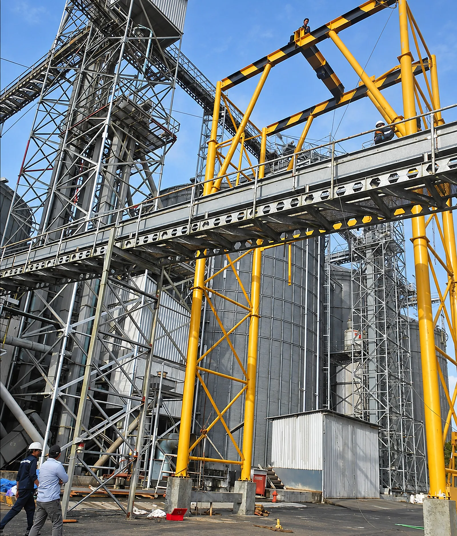 Steel structure construction